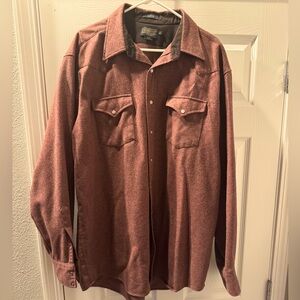 Pendleton Men's Casual Button Down Shirt - Brown
